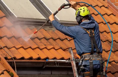 Démoussage et hydrofuge de toiture à Bresson